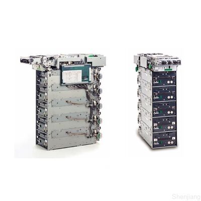 फ़ूजीत्सू F510 मल्टी कैसेट मीडिया डिस्पेंसर जिसमें 6 कैसेट तक, 18,000 नए नोटों की क्षमता और सामने या पीछे की सेवा का उपयोग है