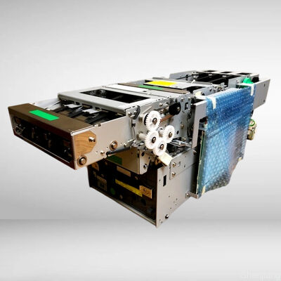 फ़ूजीत्सू F510 मल्टी कैसेट मीडिया डिस्पेंसर जिसमें 6 कैसेट तक, 18,000 नए नोटों की क्षमता और सामने या पीछे की सेवा का उपयोग है