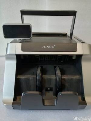 JUNUO C05 बैंकिंग मशीन मनी काउंटर डिटेक्टर एलईडी डिस्प्ले के साथ काला