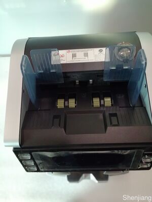 1+1 पॉकेट बैंकनोट सॉर्टिंग मशीन मनी काउंटर डिटेक्टर एलईडी डिस्प्ले के साथ काला LK22025060003