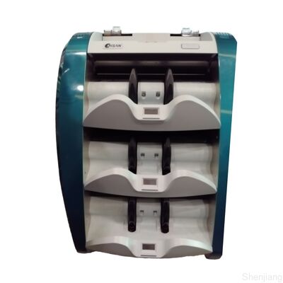 किसान बैंकनोट सॉर्टिंग मशीन मनी काउंटर डिटेक्टर ब्लू स्मार्ट K3 S16E01-3659