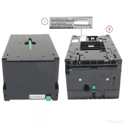 FUJITSU F53 F56 KD03234-C520 बिल डिस्पेंसर नकद कैसेट KD02881-Y525 कैसेट फ्रंट दबाव प्लेट 38038445