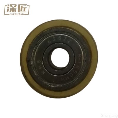 Rubber Coated Bearing Roller Glory GFD800D GFS100 GFS120 GFS220 UW52C Rubber Coated Bearing Roller for Currency Sorter Machine